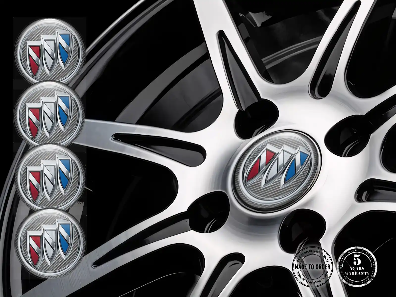 Buick Nabenaufkleber Stil Premium Stellar Momentum Core